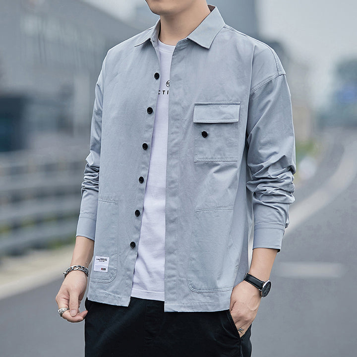 Herren modisches Overshirt mit praktischen Taschen und komfortablem Schnitt Echoarchiv