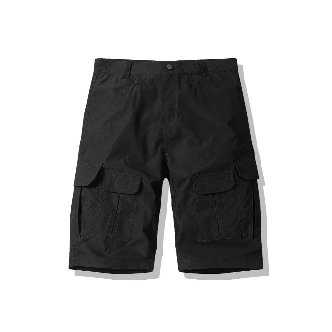 Herren multifunktionale Cargo-Shorts mit praktischen Seitentaschen und elastischem Bund Echoarchiv
