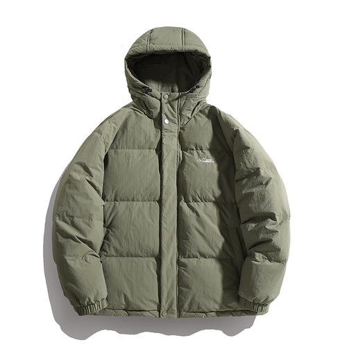 Unisex Wattierte Kapuzensteppjacke im Boxy Schnitt mit Thermofüllung und winddichter Hülle Echo Archiv