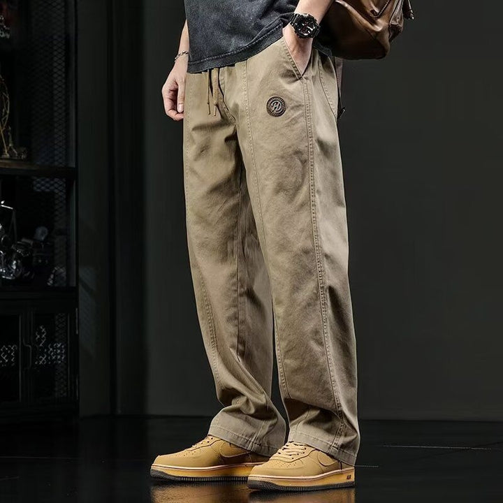 Herren Bequeme Cargo-Hose mit elastischem Bund Echoarchiv