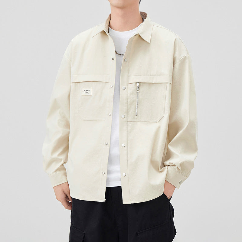 Herren Modische Utility-Jacke mit praktischen Taschen Echoarchiv