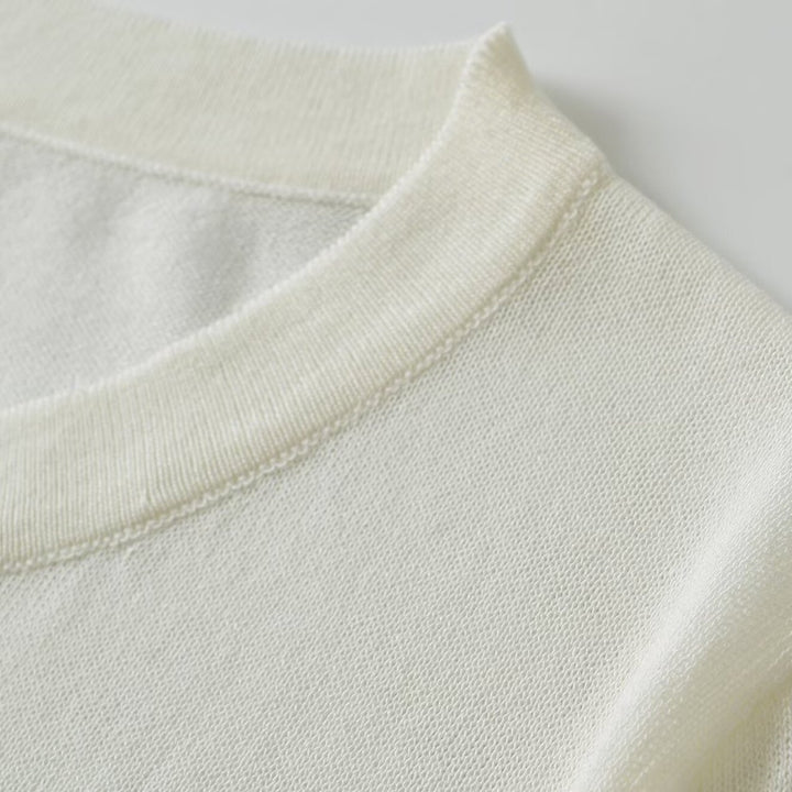 Damen Feinstrick-Henleypullover mit Knopfleiste und geripptem Saum Echoarchiv