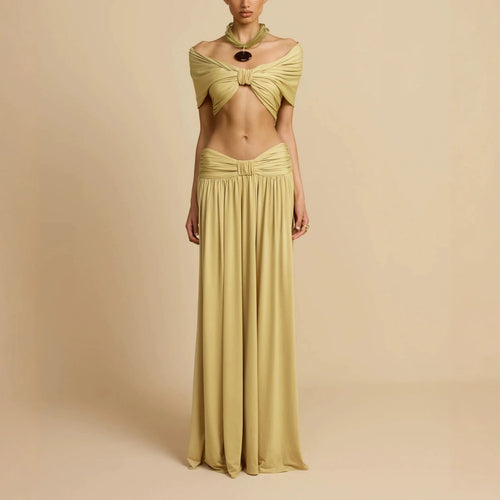 Damen Elegantes Maxikleid mit innovativem Knotted-Design Echo Archiv