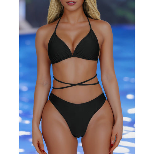 Damen Triangel-Bikini mit verstellbaren Bändern und elegantem Schnitt Echo Archiv