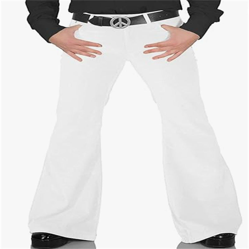 Herren Schlaghose Nadelstreifen