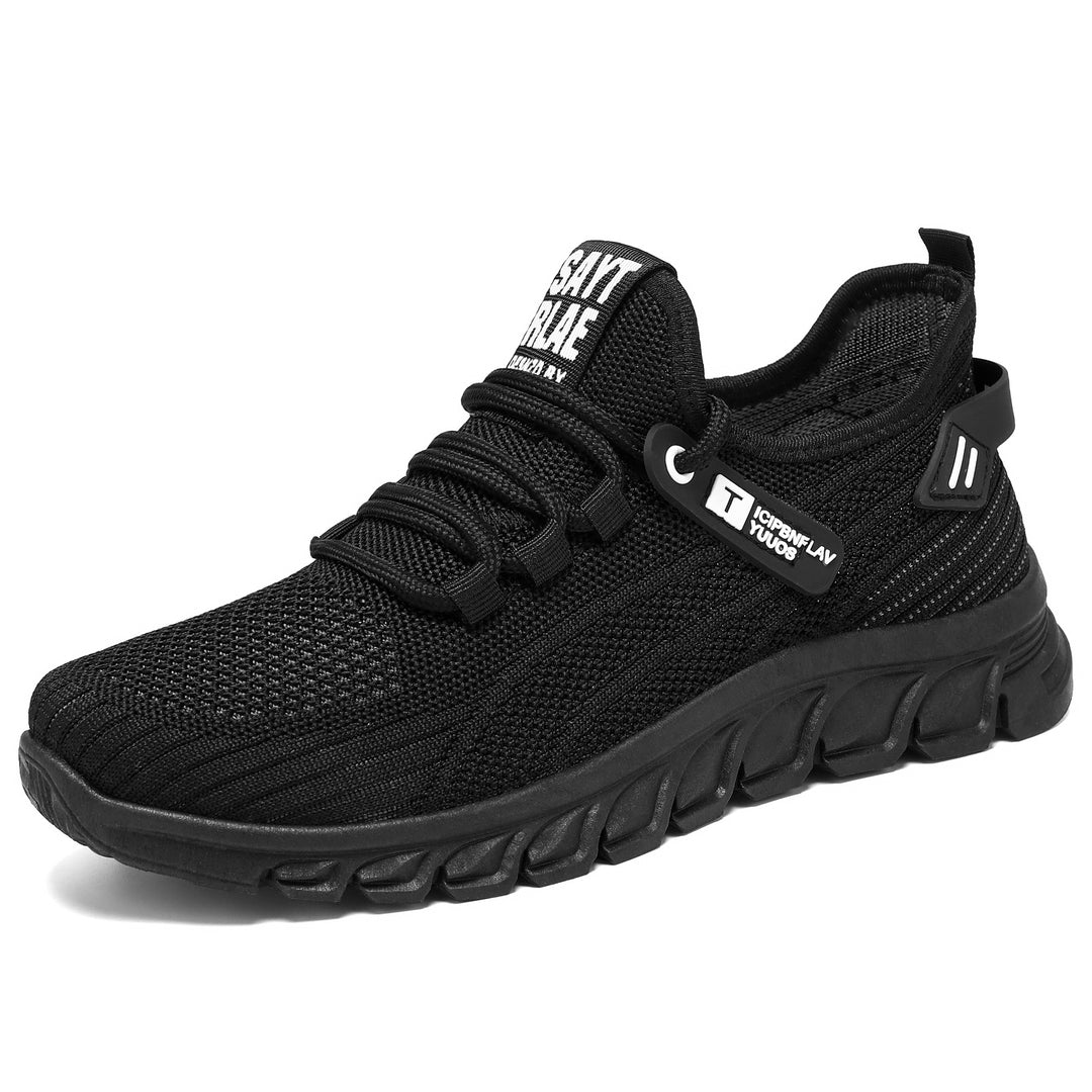 Herren nan atmungsaktiver Strick-Chunky-Sneaker mit elastischem Einstieg, stabiler Dämpfungssohle und Zuglasche Echo Archiv