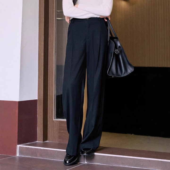 Damen Elegante, weite Anzughose Echoarchiv