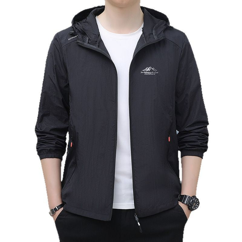 Herren Leichte Windjacke Echo Archiv