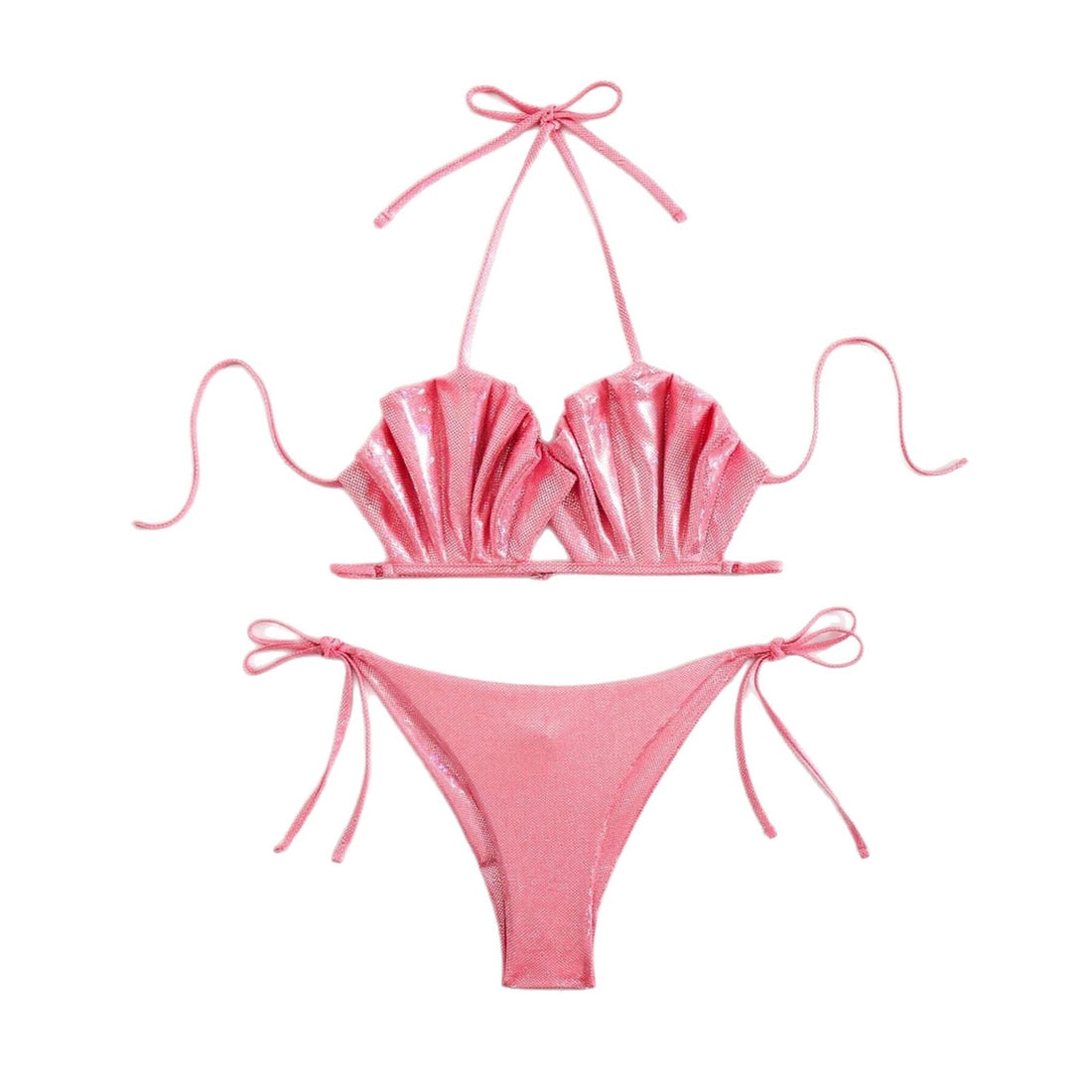 Damen Glamouröser Bikini mit Rüschendesign – Maréssa