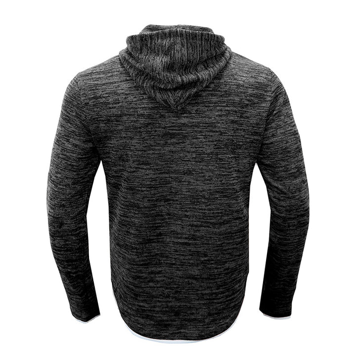 Herren sportliches Kapuzenshirt mit modischem Strukturdesign Echoarchiv