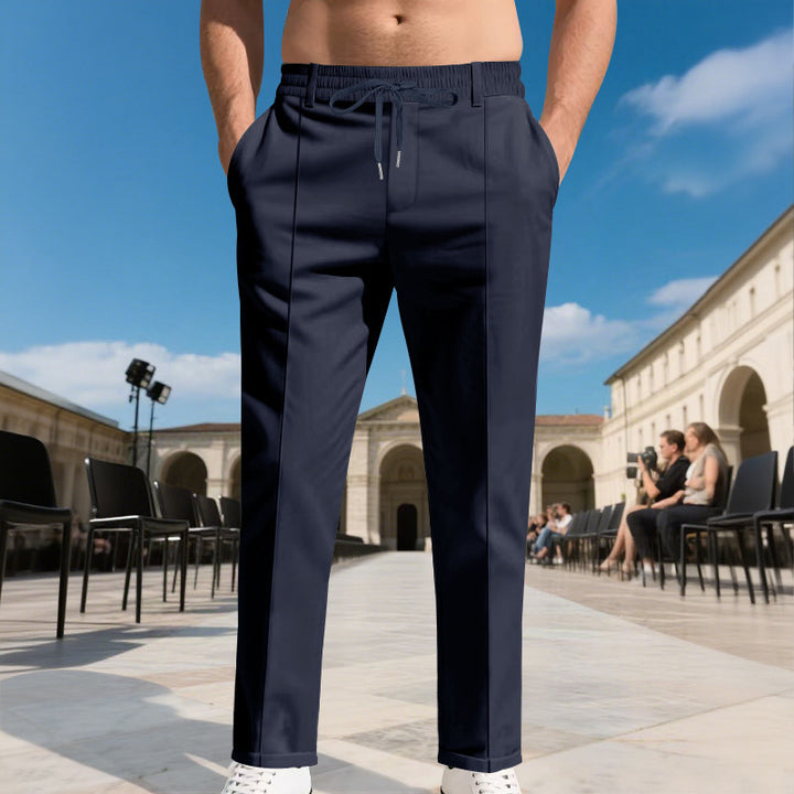 Herren elegante Slim-Fit Chinohose Echoarchiv