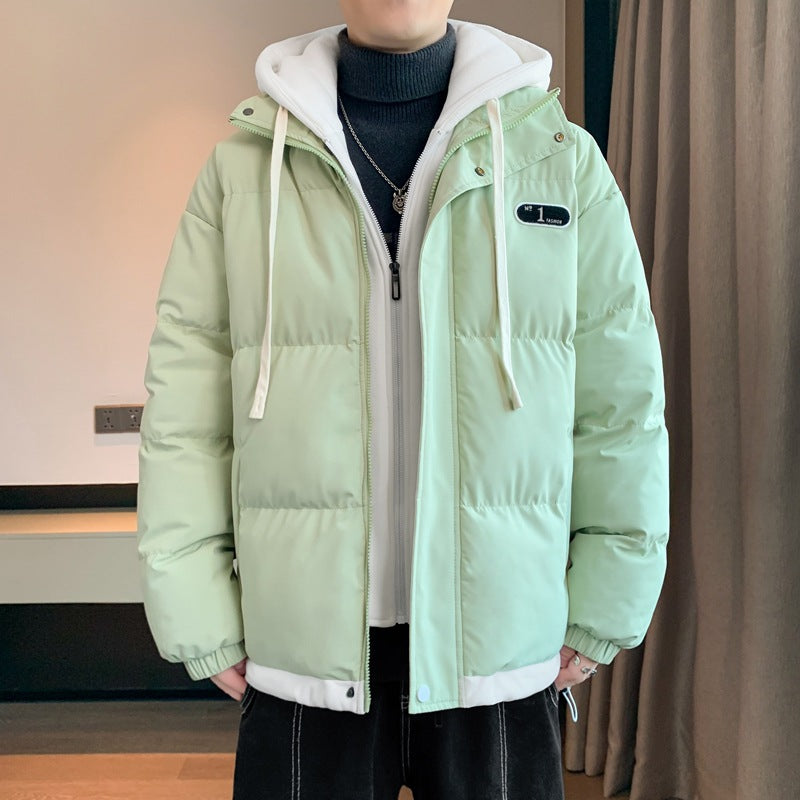 Herren Winterjacke mit Kapuze und dickem Futter Echoarchiv