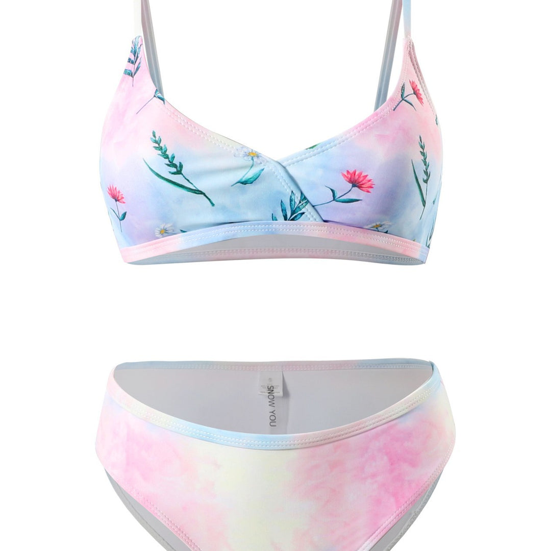 Damen Bikini-Set mit floralem Design und komfortablem Schnitt Echo Archiv