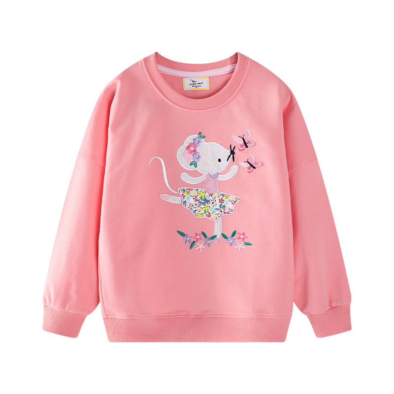 Mädchen Sweatshirt mit verspieltem Mäuse-Design Echo Archiv