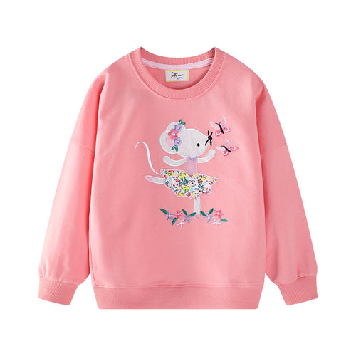 Mädchen Sweatshirt mit verspieltem Mäuse-Design Echo Archiv