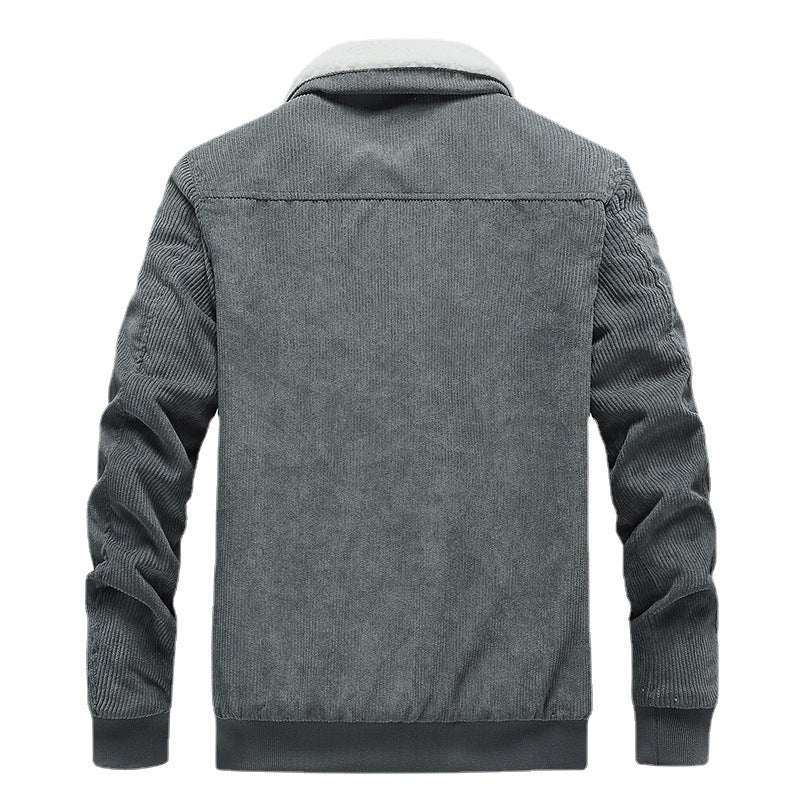 Herren Lässige Steppjacke mit Teddyfutter Echo Archiv