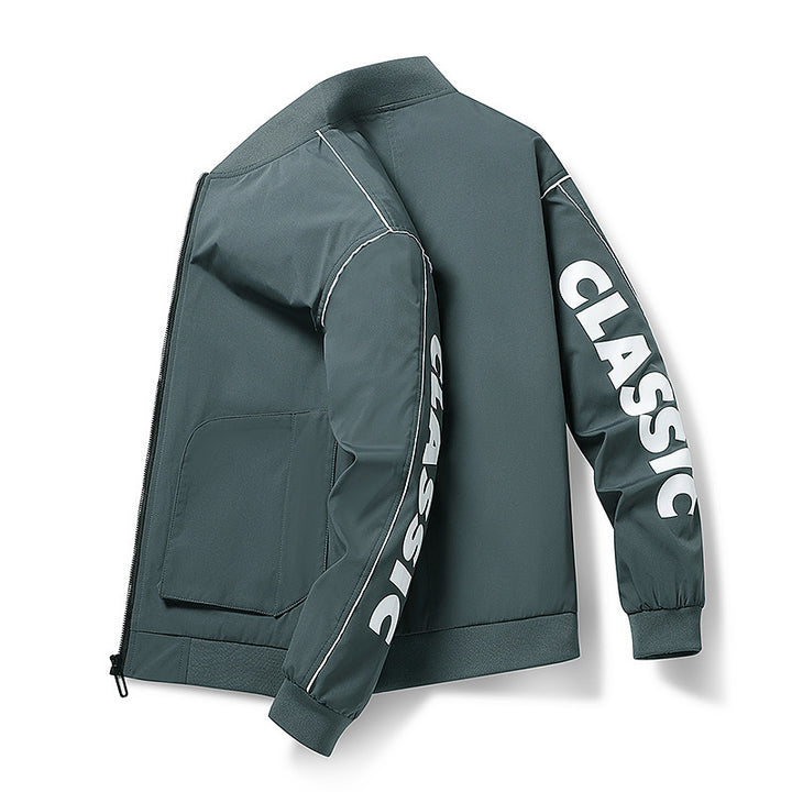 Herren leichte Sportjacke mit funktionalen Taschen und elastischen Einsätzen Echoarchiv