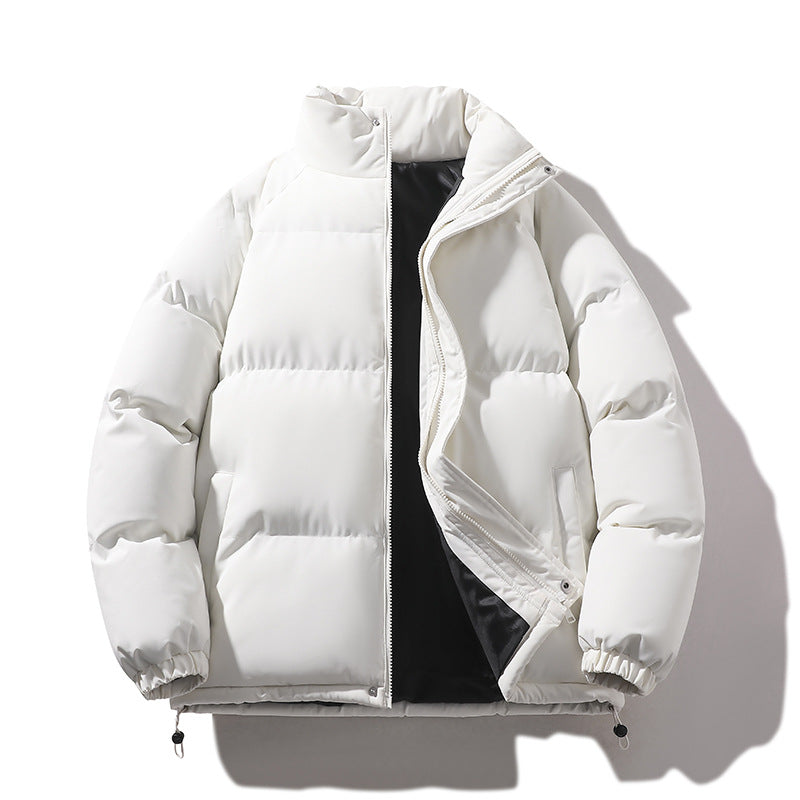 Unisex Wattierte Steppjacke aus Daunenimitat mit hohem Kragen und Kordelzug Echo Archiv