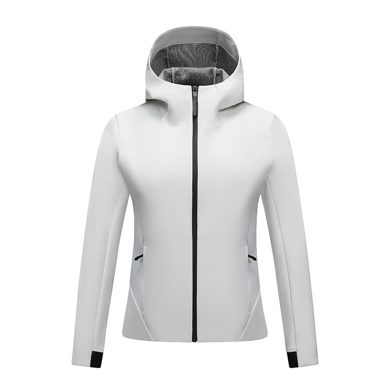Damen Taillierte Softshelljacke mit Kapuze und Fleecefutter Echoarchiv