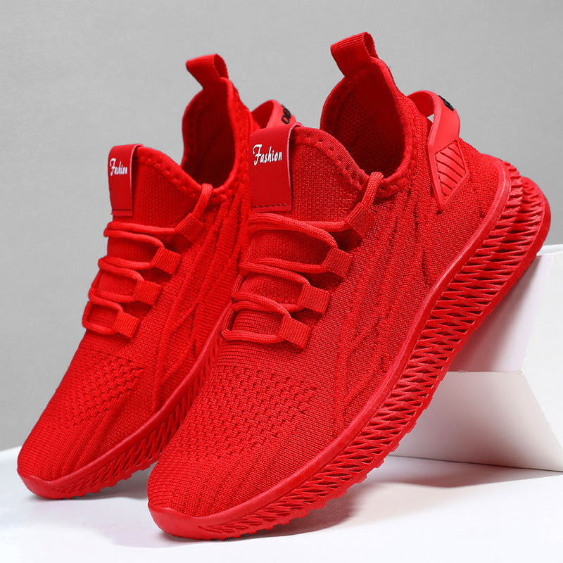 Herren nan gestrickter Slip-On Sneaker mit elastischer Schnürung, sockenähnlichem Schaft und profilierter rutschfester Laufsohle Echo Archiv