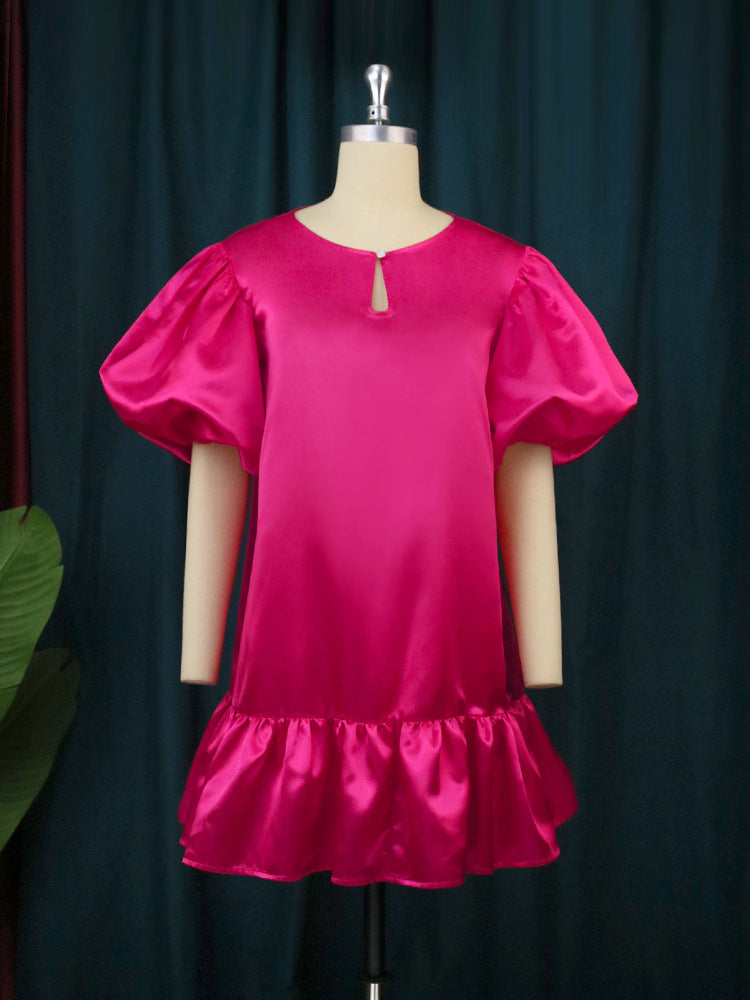 Damen Puffärmel Kleid Echo Archiv