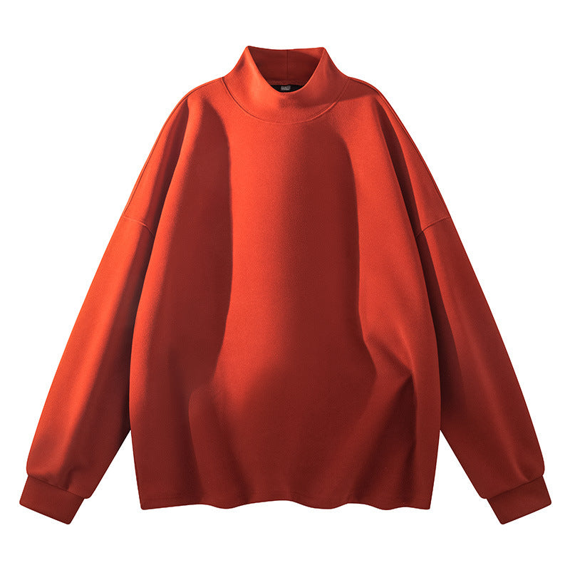 Damen Modische Sweatshirt mit Stehkragen Echoarchiv