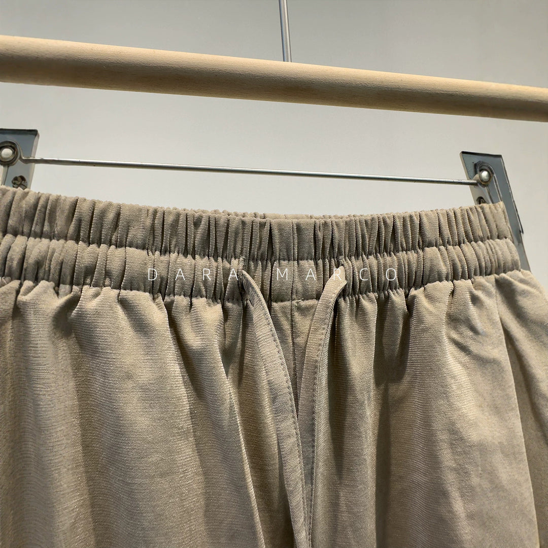 Damen Legere Weite Baumwollhosen Echoarchiv