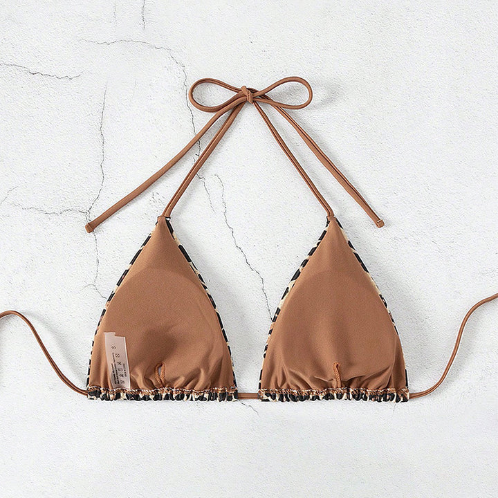Damen Triangel-Bikinioberteil mit tierischem Muster Echo Archiv