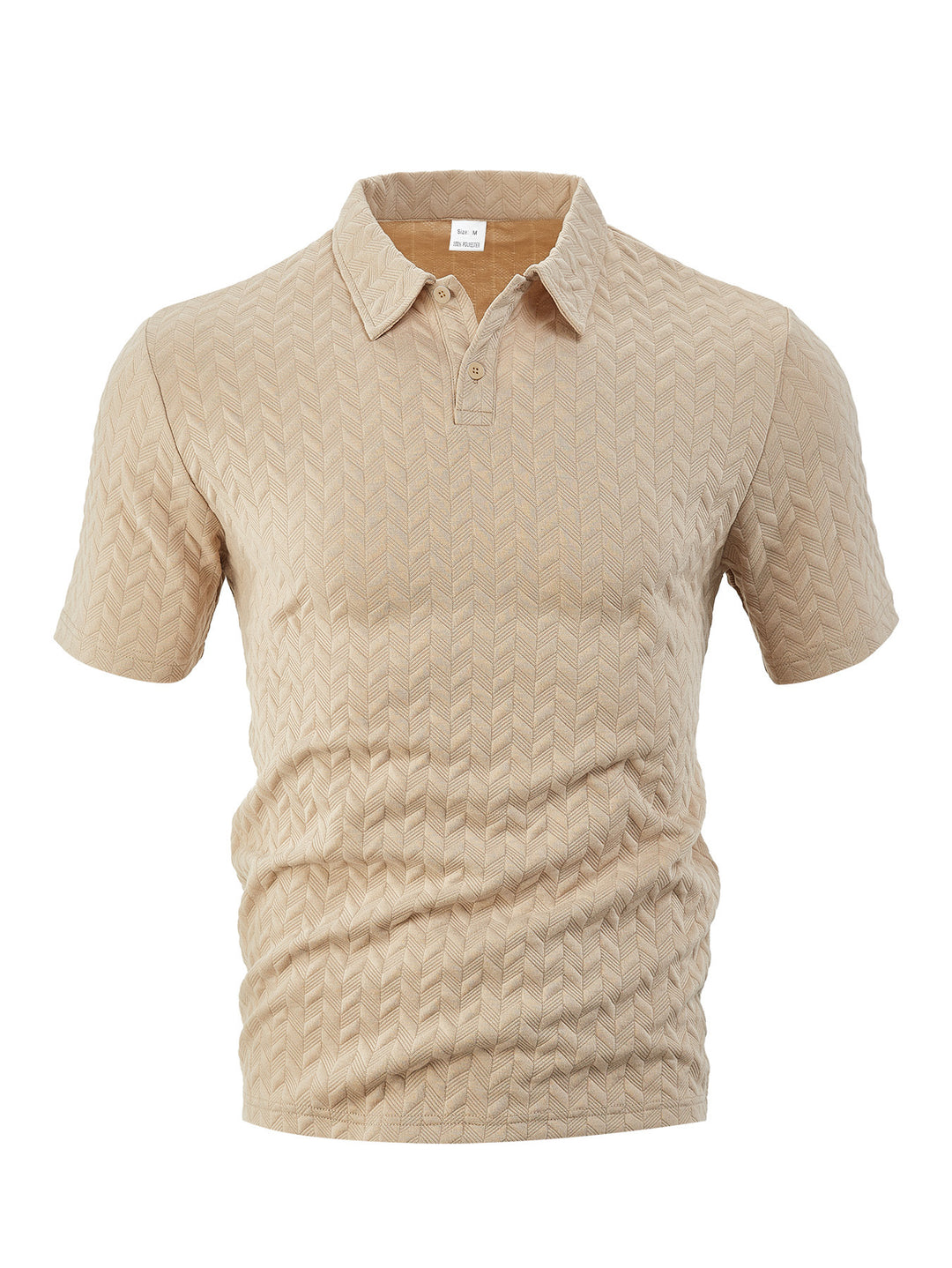Herren Polohemd mit strukturiertem Design Echoarchiv