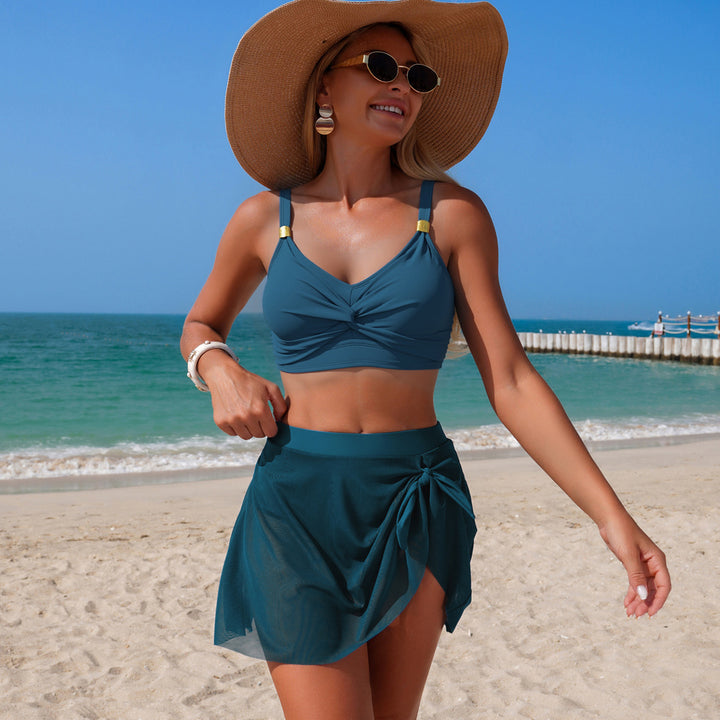Damen Schwimmbikini mit Wickelrock Echo Archiv