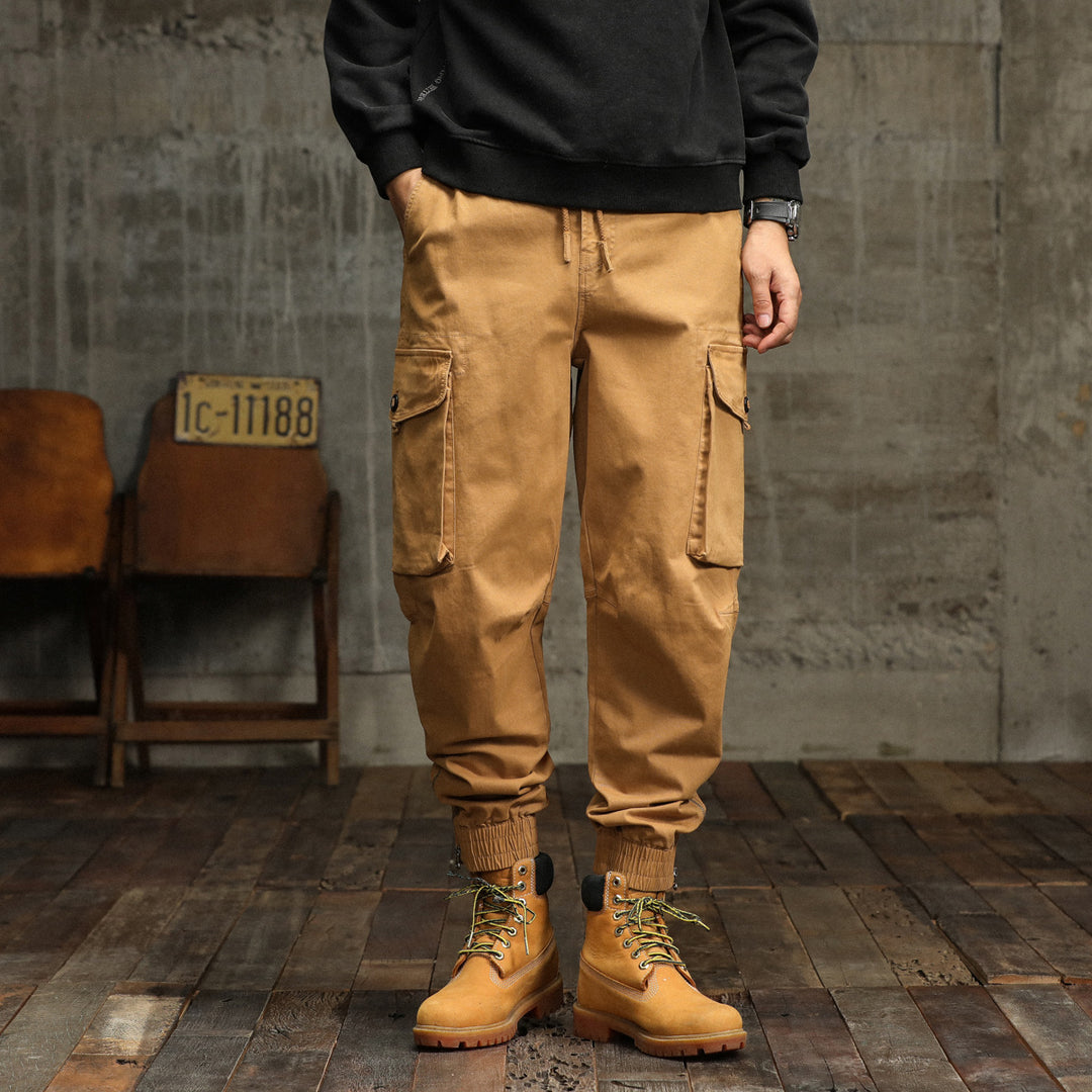 Herren Cargo-Hose mit atmungsaktiven Eigenschaften und multifunktionalen Taschen Echoarchiv