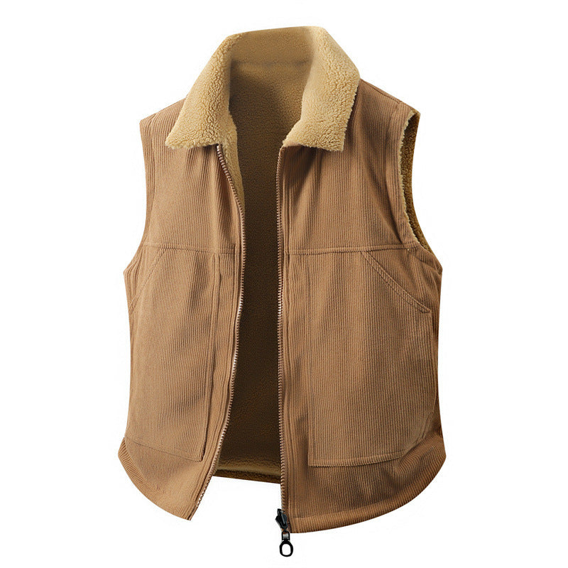 Herren Komfortable Fleece-Weste Echo Archiv