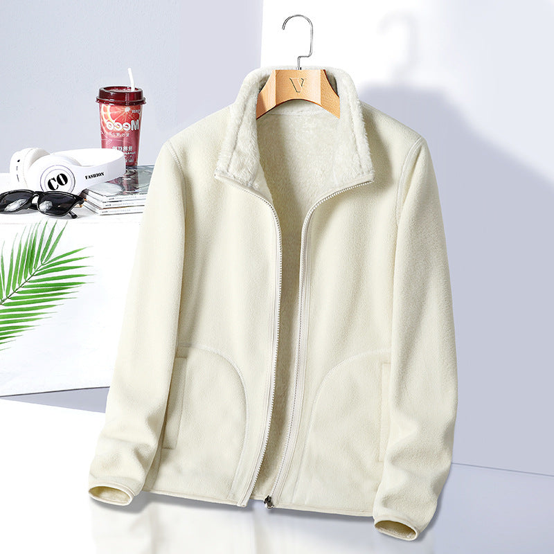 Damen Fleecejacke mit hohem Kragen Echo Archive