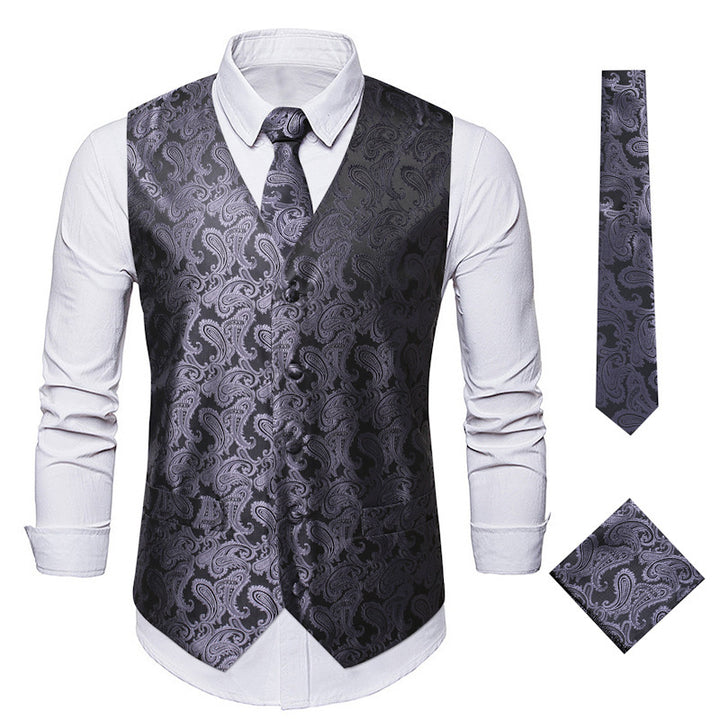 Herren Elegante Weste mit Paisleymuster Echoarchiv