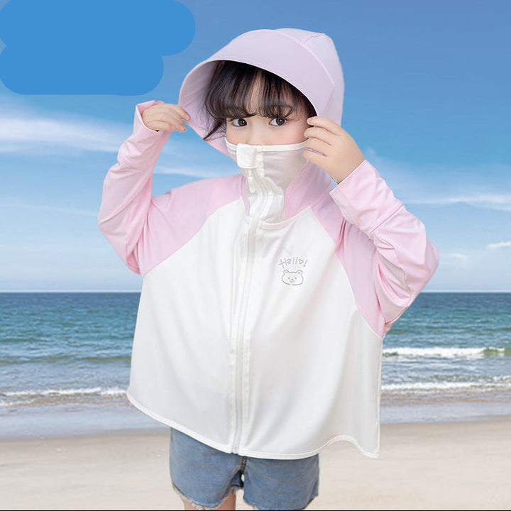 Jungen Outdoor-Schutzjacke mit Kapuze Echo Archiv