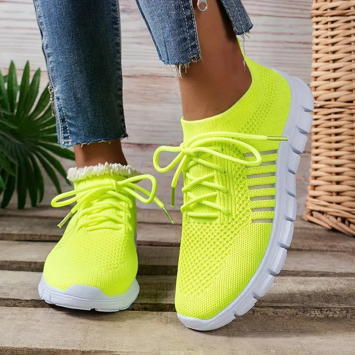 Damen Leichte Strick‑Sock‑Sneaker mit elastischem Schaft und flexibler Profilsohle Echo Archiv