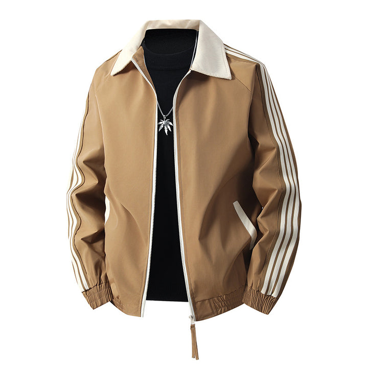 Herren Sportliche Übergangsjacke mit hohem Kragen und elastischen Bündchen Echo Archiv