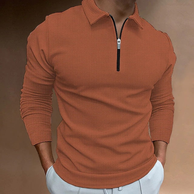 Herren Stehkragen Poloshirt Echoarchiv