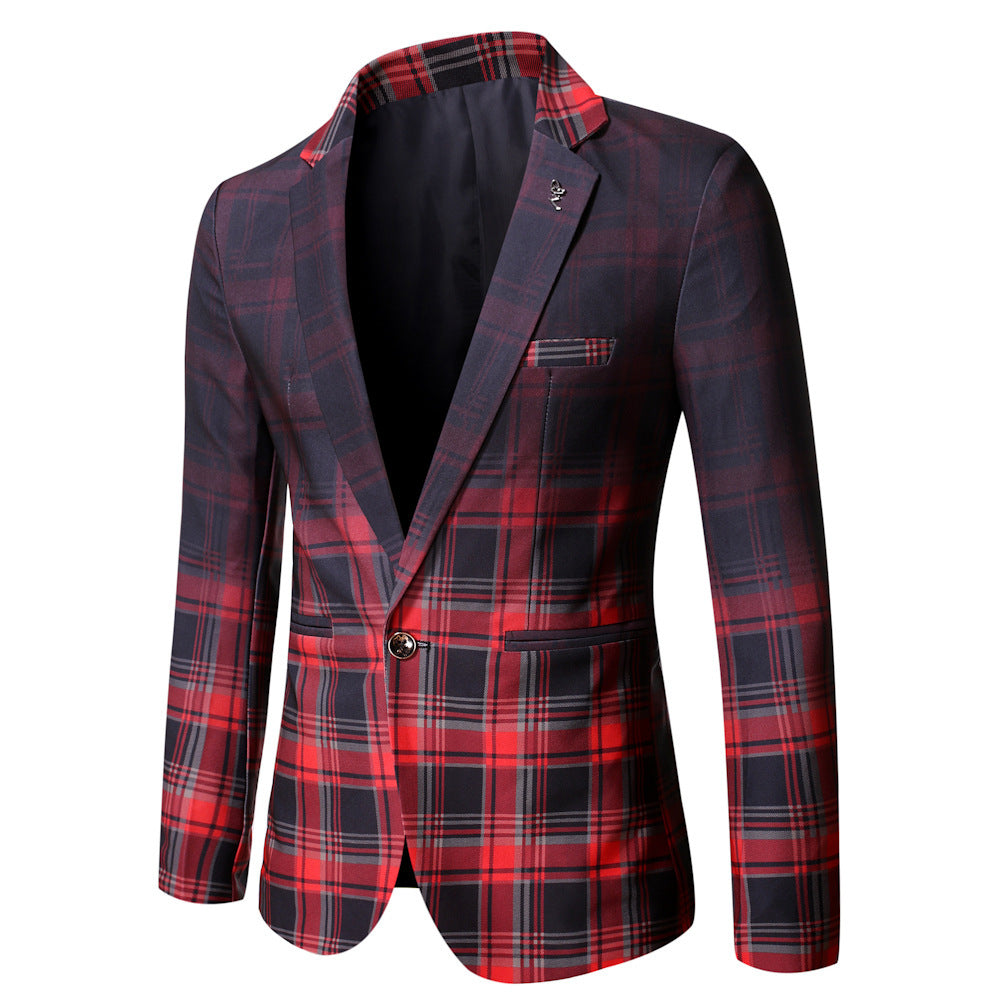 Herren modischer Karoh-/Blazer Echoarchiv