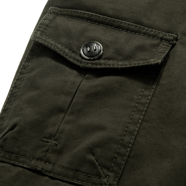 Herren Modische Militärjacke mit funktionalen Taschen Echo Archiv