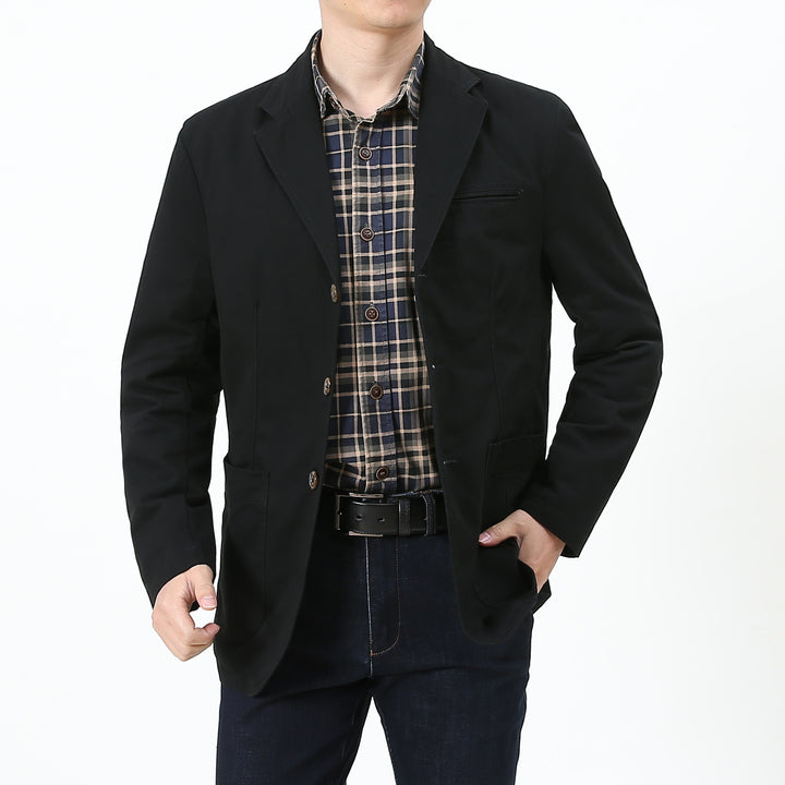 Herren Eleganter und bequemer Baumwollblazer Echo Archiv