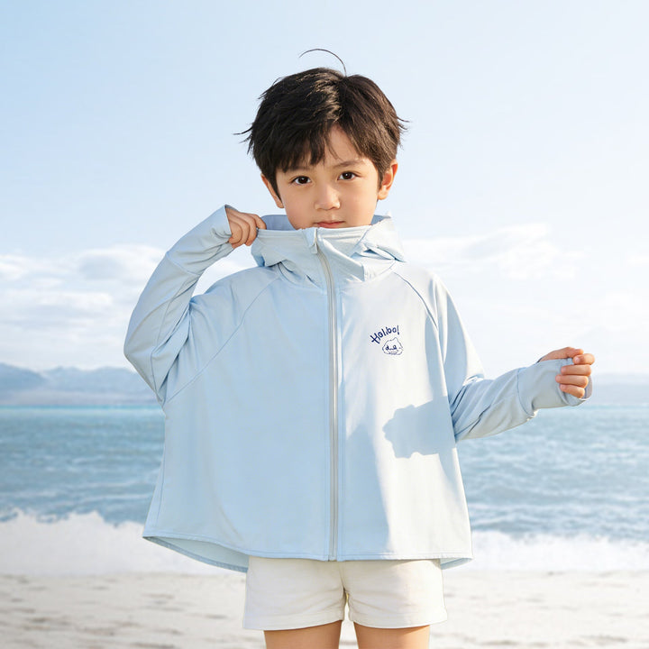 Kinder Sonnenjacke mit Kapuze und UV-Schutz Echo Archiv