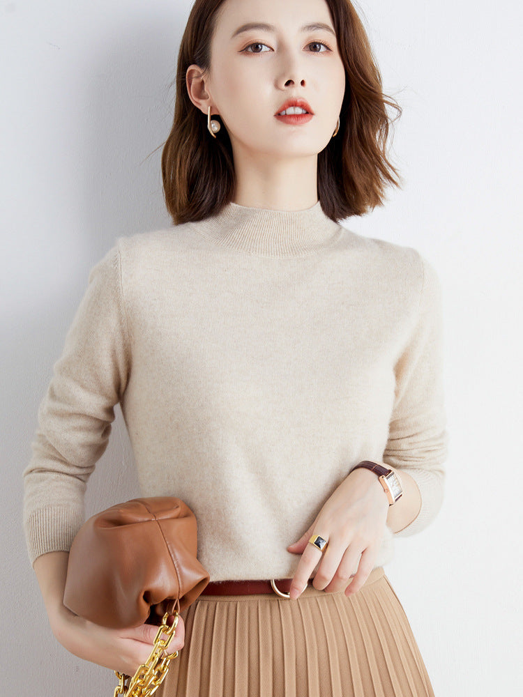 Damen Kurzrollkragen Feinstrickpullover mit leichtem Mohair-Effekt Echoarchiv