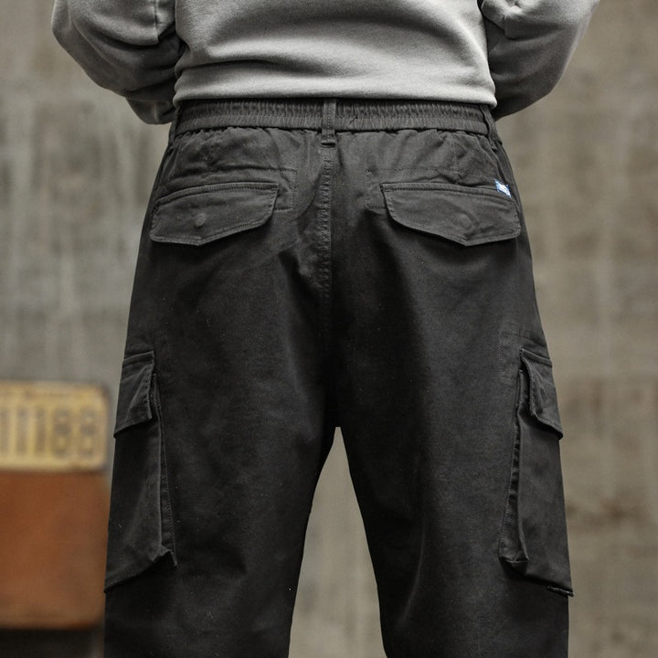 Herren Cargo-Joggerhose mit Utility-Taschen und elastischen Bündchen Echo Archiv