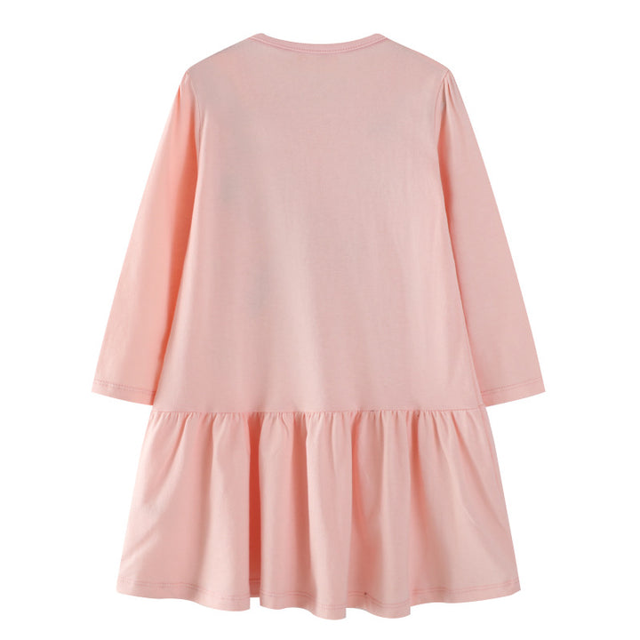 Mädchen Sweatkleid mit buntem Einhorn-Design und Glitzerapplikationen Echo Archiv