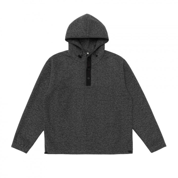 Unisex Kapuzenpullover mit Knopfleiste und weichem Fleece-Innenfutter Echo Archiv