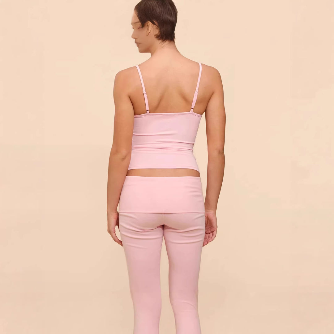 Damen Sportliches Tanktop mit Spaghettiträgern Echo Archiv