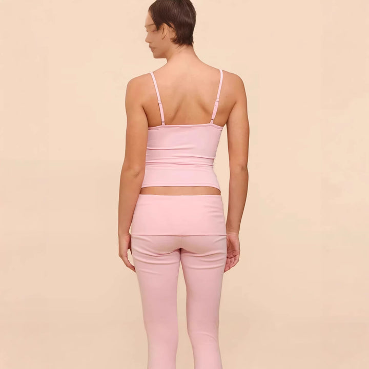 Damen Sportliches Tanktop mit Spaghettiträgern Echo Archiv