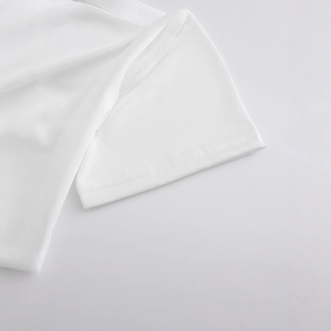 Damen Crop-T-Shirt mit kreativem Landesflaggen-Design Echo Archiv