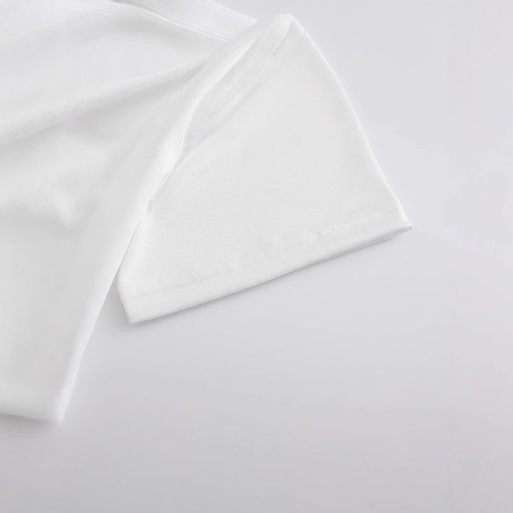 Damen Crop-T-Shirt mit kreativem Landesflaggen-Design Echo Archiv